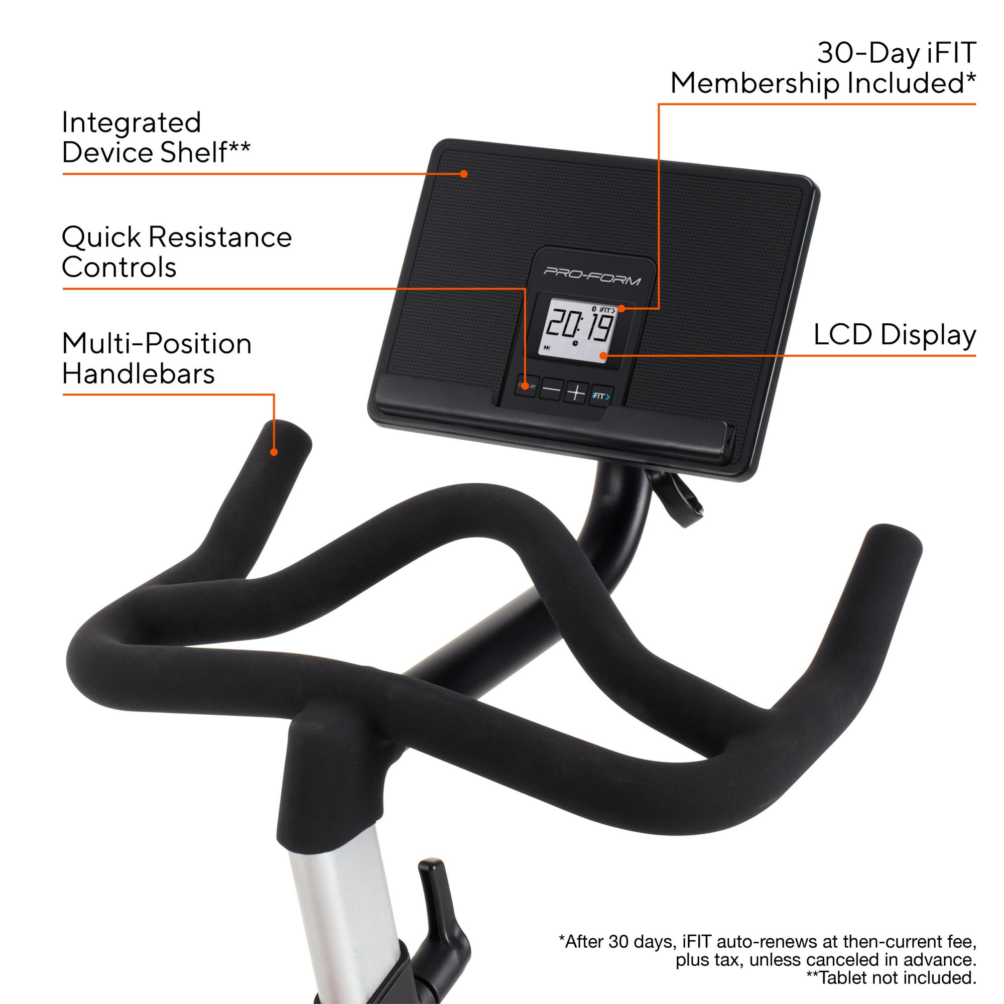 ProForm Carbon CX Exercise Bike with 3 Lb Dumbbell Set and 30-Day iFIT Membership image 6