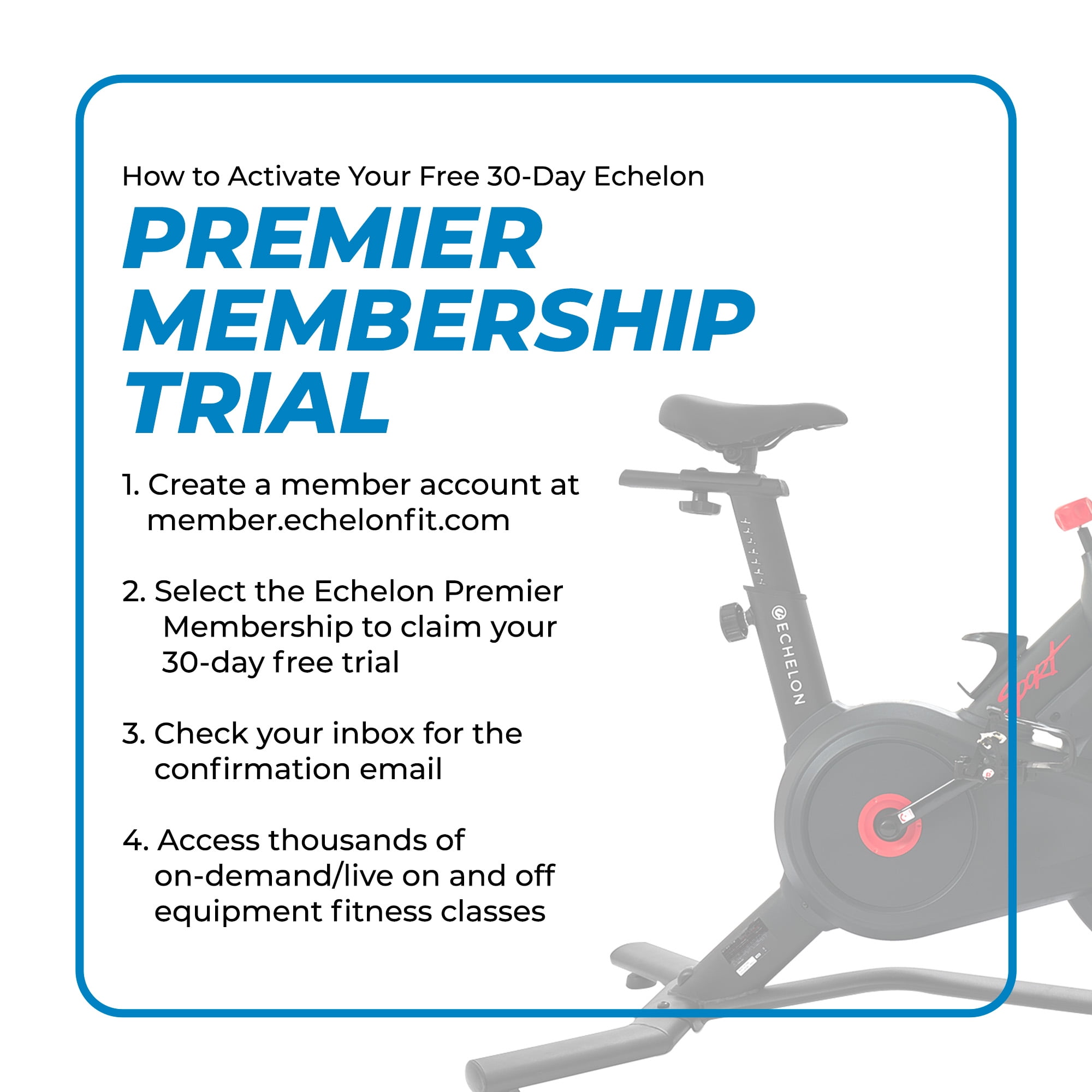 Echelon Connect Sport Indoor Cycling Exercise Bike + 30-Day Free Membership Trial image 6