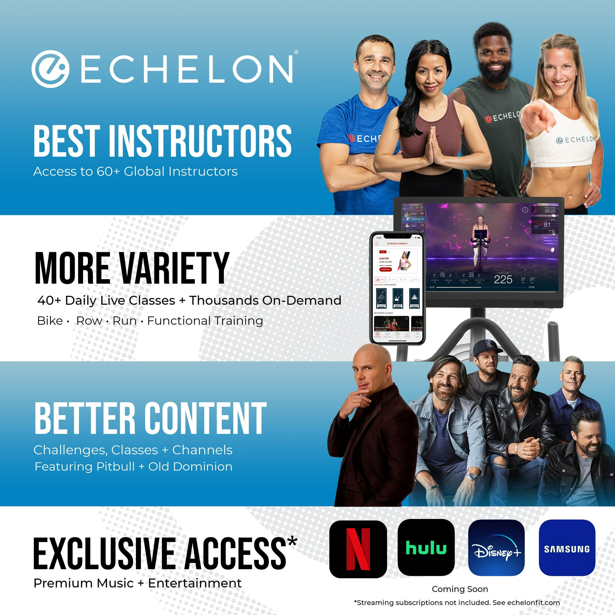 Echelon Connect Sport Indoor Cycling Exercise Bike + 30-Day Free Membership Trial image 11