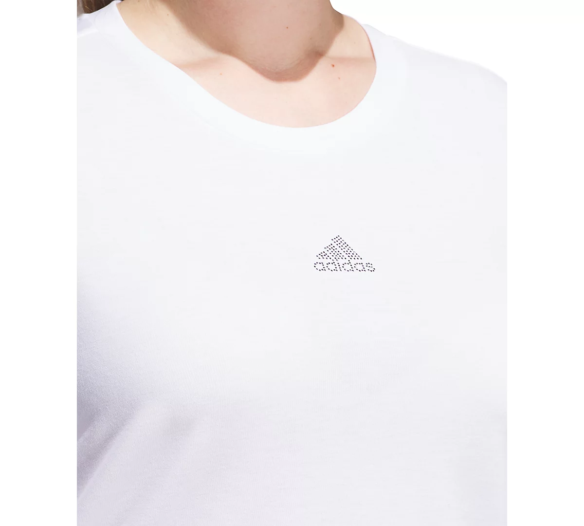 Adidas Plus Size Studded Logo Long-Sleeve T-Shirt image 3