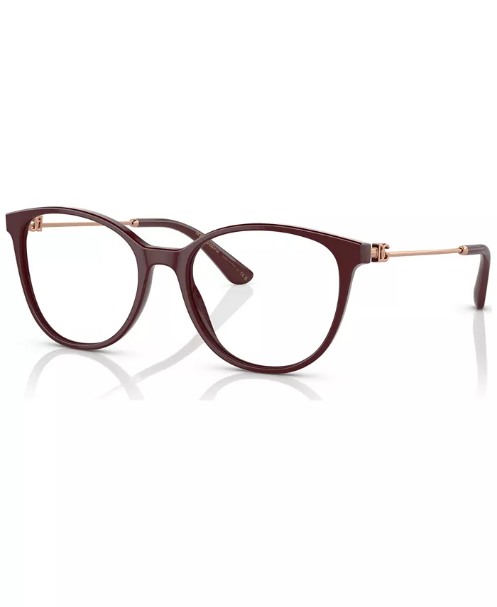 Dolce & Gabbana Women's Butterfly Eyeglasses, DG336354-O image 1
