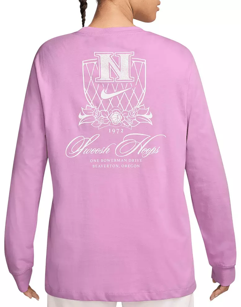 Nike Women's Long-Sleeve Graphic Basketball T-Shirt image 1