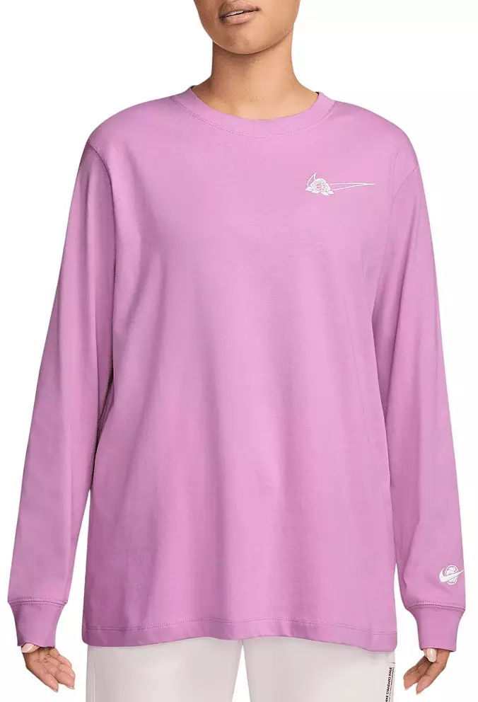 Nike Women's Long-Sleeve Graphic Basketball T-Shirt image 4