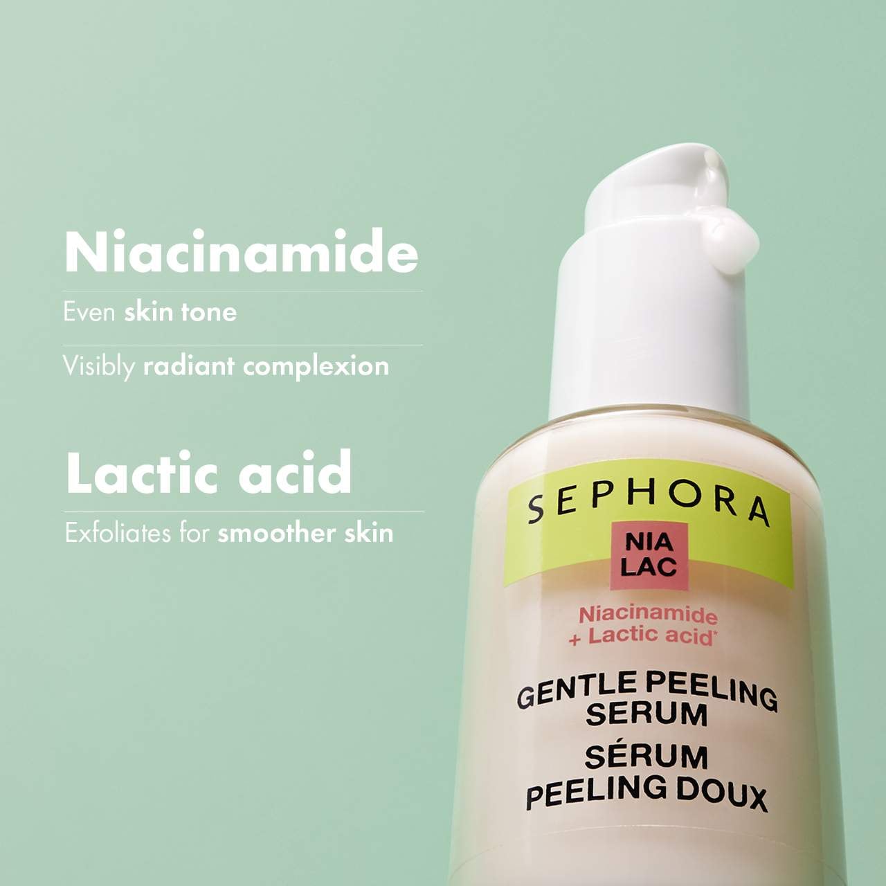 SEPHORA COLLECTION  Gentle Exfoliating Peeling Serum with Niacinamide +  Lactic Acid image 3