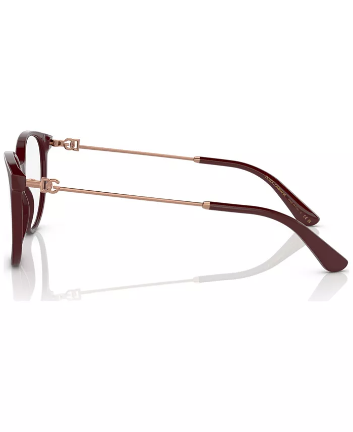 Dolce & Gabbana Women's Butterfly Eyeglasses, DG336354-O image 3