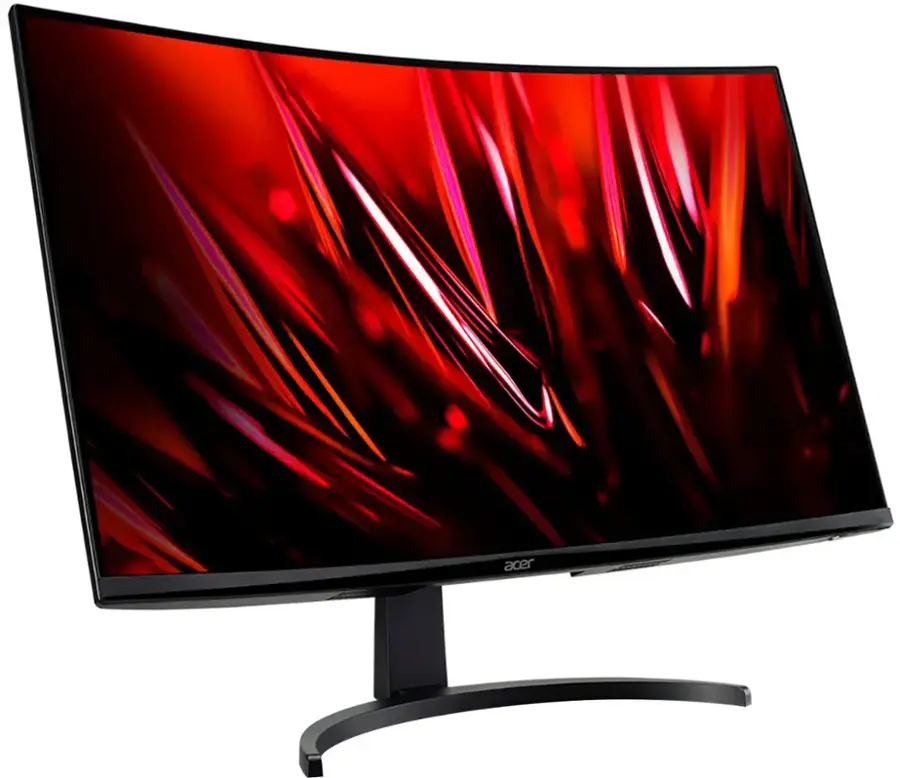 Acer - Nitro Gaming 31.5" Curved WQHD 180Hz 1ms FreeSync Premium Gaming Monitor (DisplayPort, HDMI x2) - Black image 5