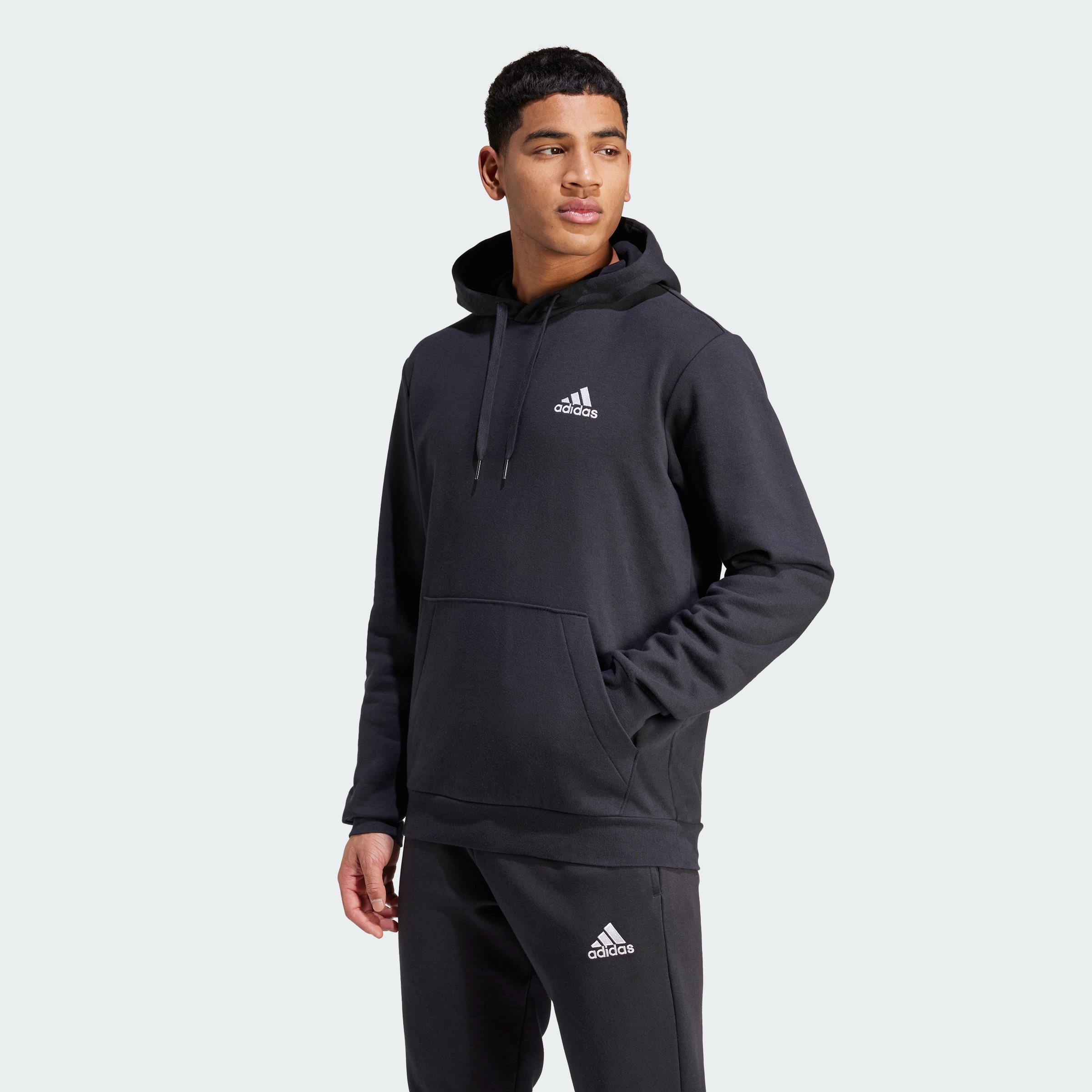 Adidas Men Essentials Fleece Hoodie image 3