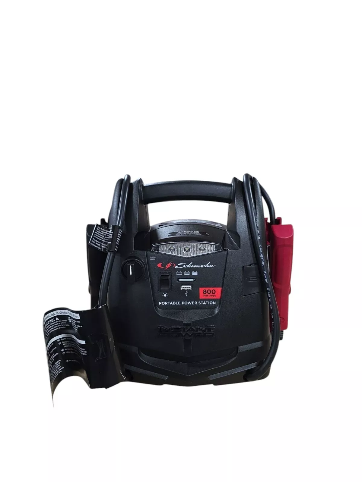 Schumacher SJ1583 Portable Power Station 800A Jump Starter 150-PSI Compressor image 2