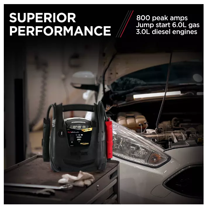 Schumacher SJ1583 Portable Power Station 800A Jump Starter 150-PSI Compressor image 6