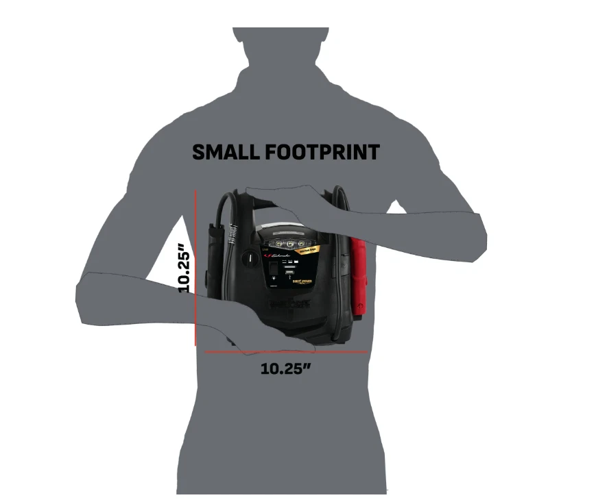 Schumacher SJ1583 Portable Power Station 800A Jump Starter 150-PSI Compressor image 10