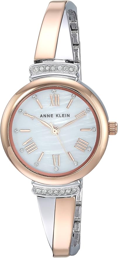 Anne Klein Women's Premium Crystal Accented Bangle Watch Set, AK/2245 image 3