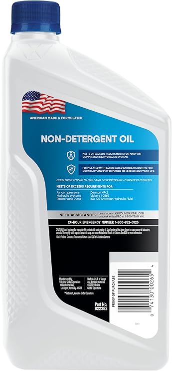 Valvoline Daily Protection Non-Detergent 30 Oil 1 QT, Case of 6 image 3