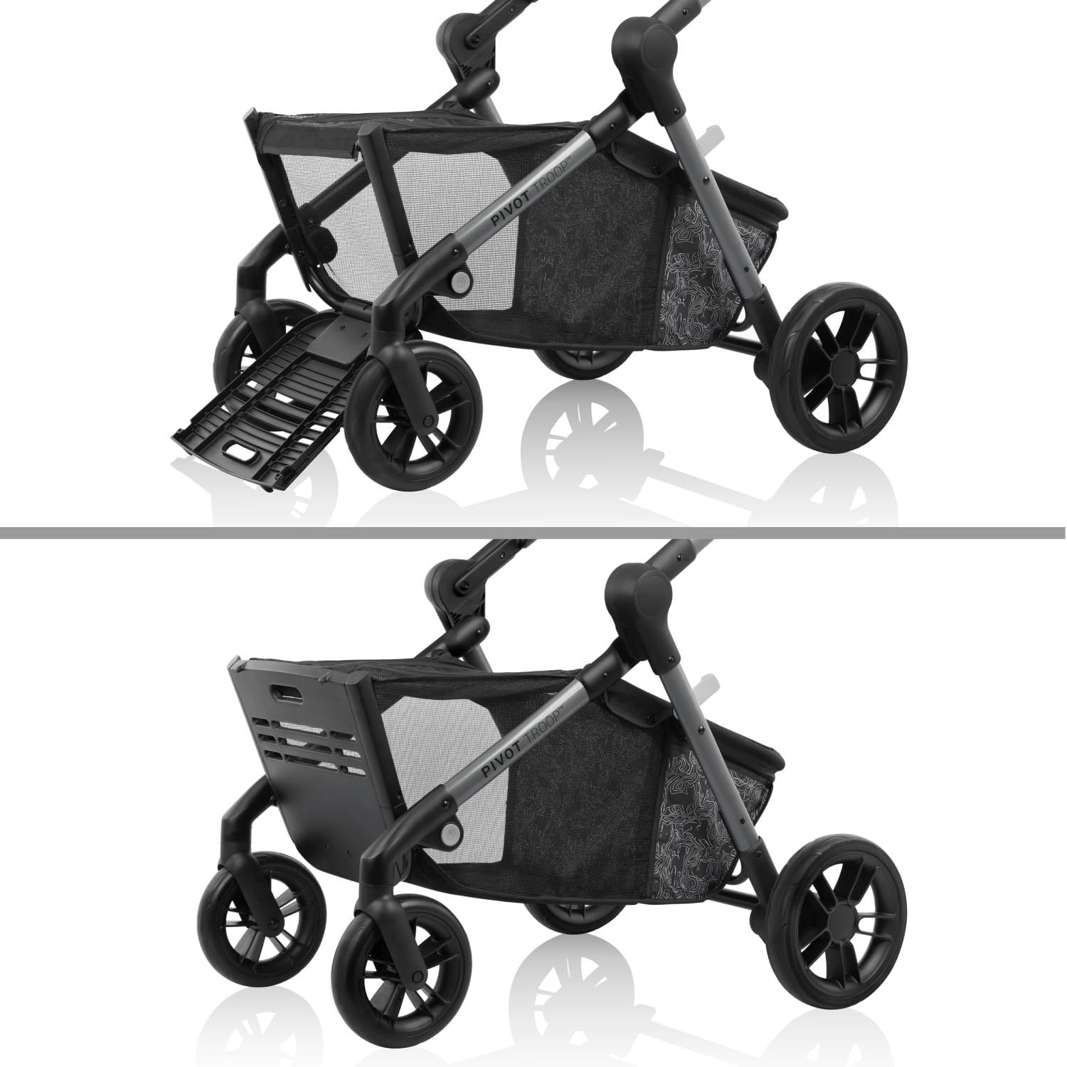 Evenflo Pivot Troop Child and Pet Modular Travel System (Rhodesboro Black) image 7