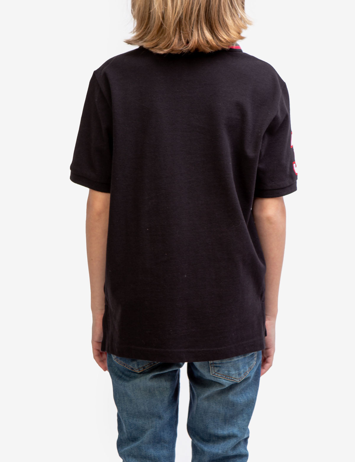 BOYS PIQUE SOLID POLO SHIRT image 7