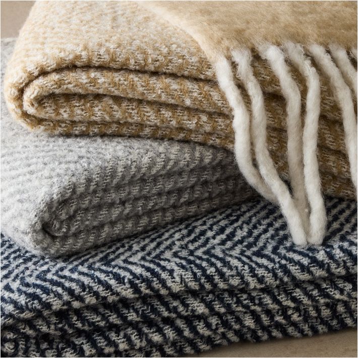 Brushed Herringbone Throw image 4
