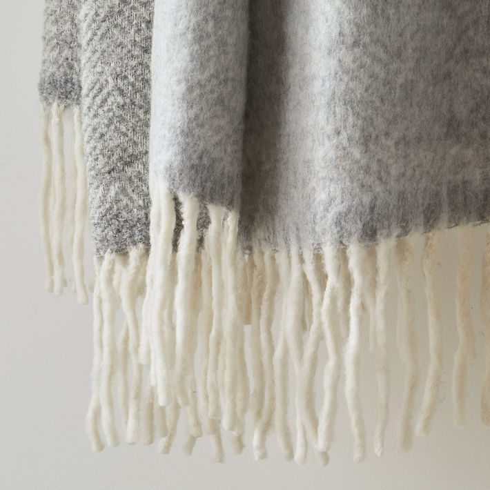 Brushed Herringbone Throw image 7