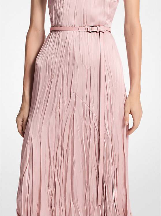 MICHAEL KORS COLLECTION Carolyn Leather Belt image 2