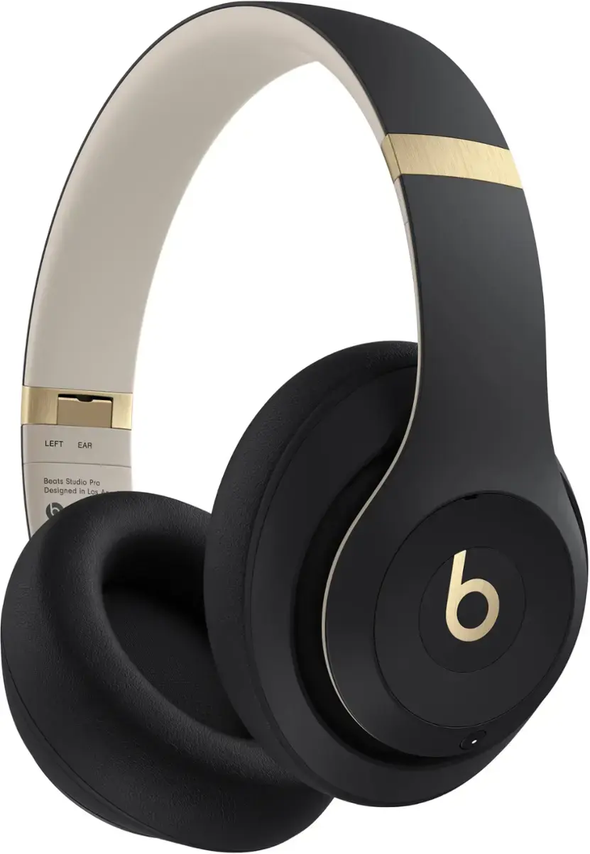 Beats - Studio Pro - Wireless Noise Cancelling Over-the-Ear Headphones - Black & Gold image 3