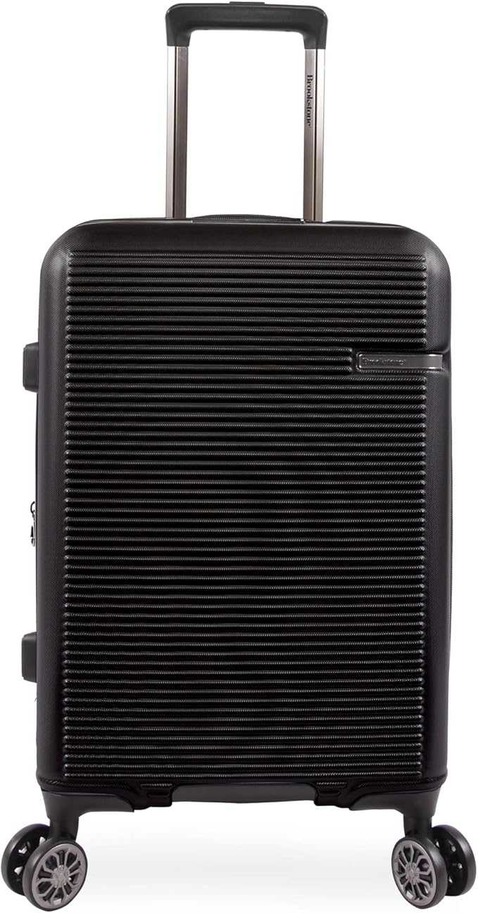Nelson Spinner Suitcase, Black, Carry-On image 1