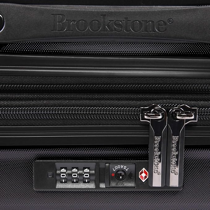 Nelson Spinner Suitcase, Black, Carry-On image 4