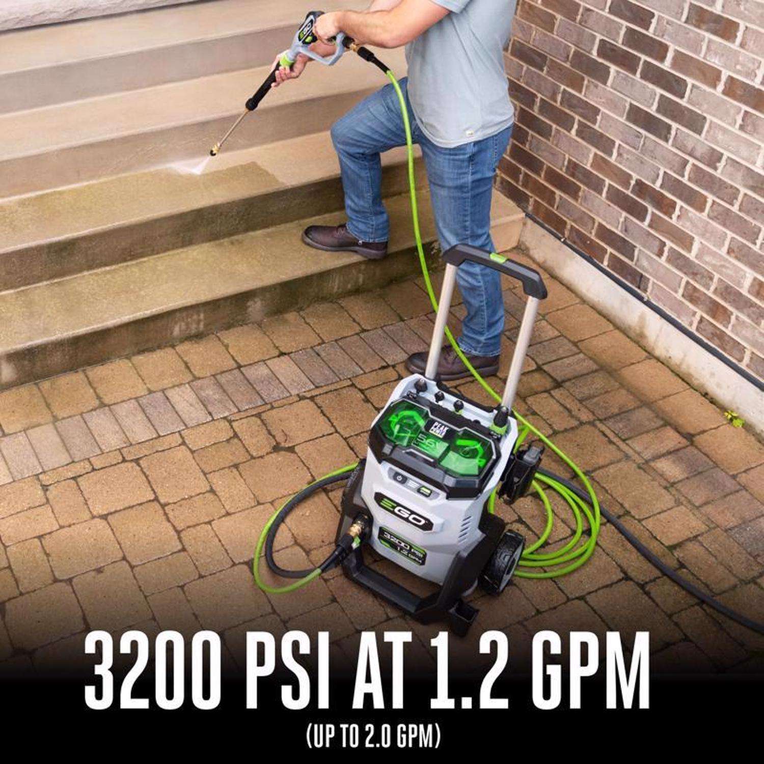 EGO Power+ HPW3204 3200 psi Battery 1.2 gpm Pressure Washer Kit (Battery & Charger) W/ (2) 6AH BATTERIES image 5