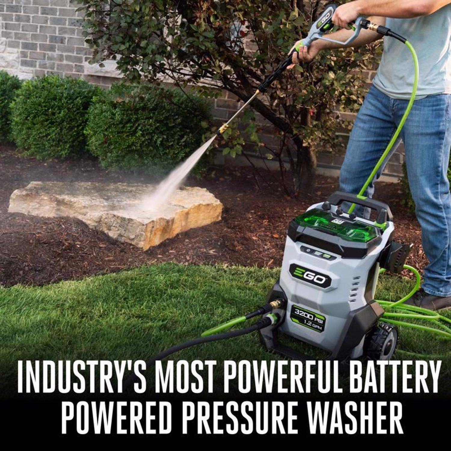 EGO Power+ HPW3204 3200 psi Battery 1.2 gpm Pressure Washer Kit (Battery & Charger) W/ (2) 6AH BATTERIES image 6