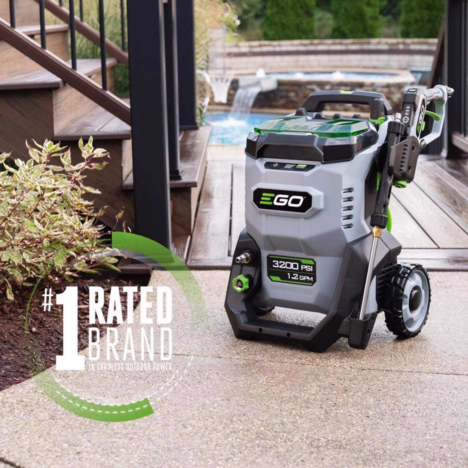 EGO Power+ HPW3204 3200 psi Battery 1.2 gpm Pressure Washer Kit (Battery & Charger) W/ (2) 6AH BATTERIES image 3