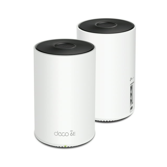 TP-Link Deco Wi-Fi 6E Whole Home Mesh Routers, 6 Ghz Band, Coverage up to 5,500 Sq. ft. (2-Pack) image 1