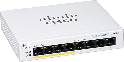 Cisco Business CBS110-8PP-D Unmanaged Switch | 8 Port GE | Partial PoE | Desktop | Ext PS | Limited Lifetime Protection (CBS110-8PP-D-NA) image 1