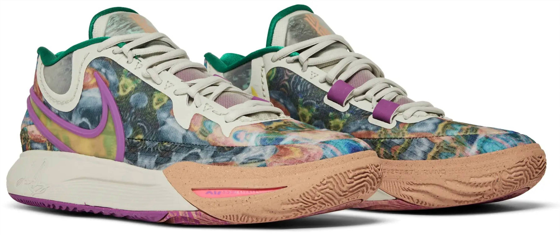 Kyrie 8 'Circle Of Life' In Light Bone/Yellow Strike image 2
