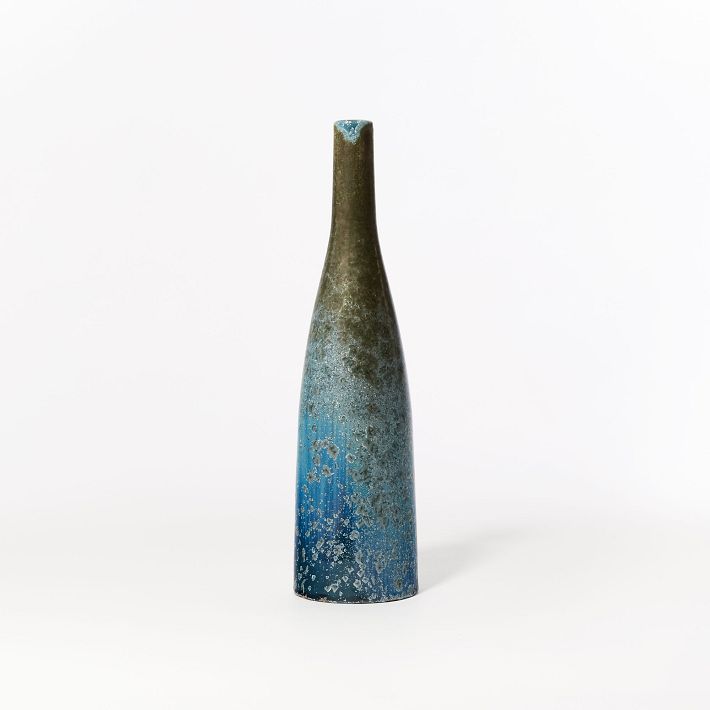 Reactive Glaze Ocean Ceramic Vases image 1