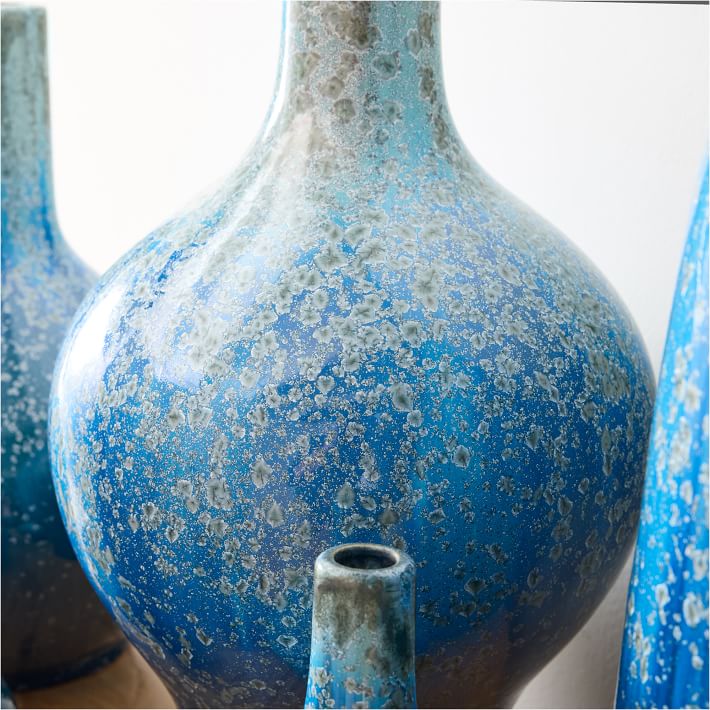 Reactive Glaze Ocean Ceramic Vases image 4