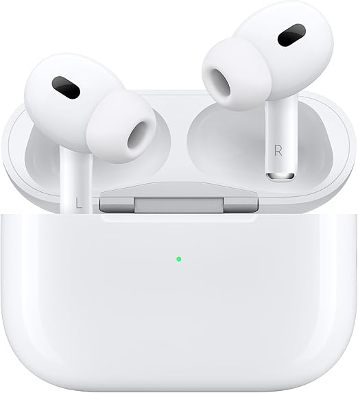 Apple AirPods Pro 2 Wireless Earbuds, Active Noise Cancellation, Hearing Aid Feature, Bluetooth Headphones, Transparency, Personalized Spatial Audio, High-Fidelity Sound, H2 Chip, USB-C Charging image 2