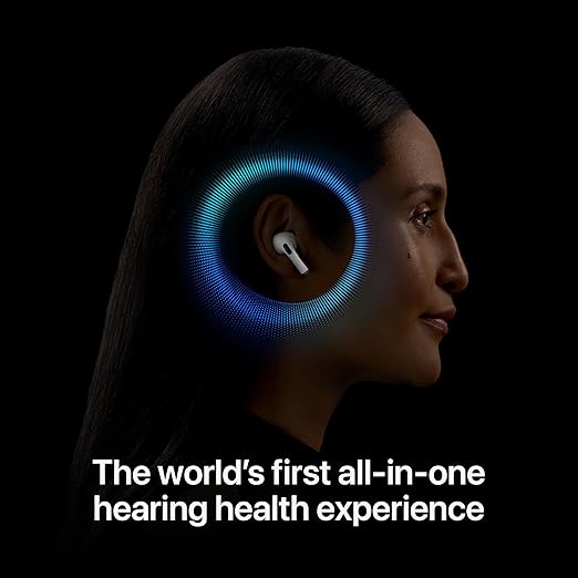 Apple AirPods Pro 2 Wireless Earbuds, Active Noise Cancellation, Hearing Aid Feature, Bluetooth Headphones, Transparency, Personalized Spatial Audio, High-Fidelity Sound, H2 Chip, USB-C Charging image 4