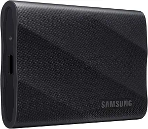 SAMSUNG T9 Portable SSD 4TB, USB 3.2 Gen 2x2 External Solid State Drive, Seq. Read Speeds Up to 2,000MB/s for Gaming, Students and Professionals,MU-PG4T0B/AM, Black (pack of 1) image 1