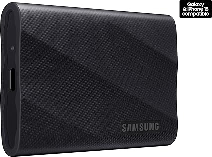 SAMSUNG T9 Portable SSD 4TB, USB 3.2 Gen 2x2 External Solid State Drive, Seq. Read Speeds Up to 2,000MB/s for Gaming, Students and Professionals,MU-PG4T0B/AM, Black (pack of 1) image 2