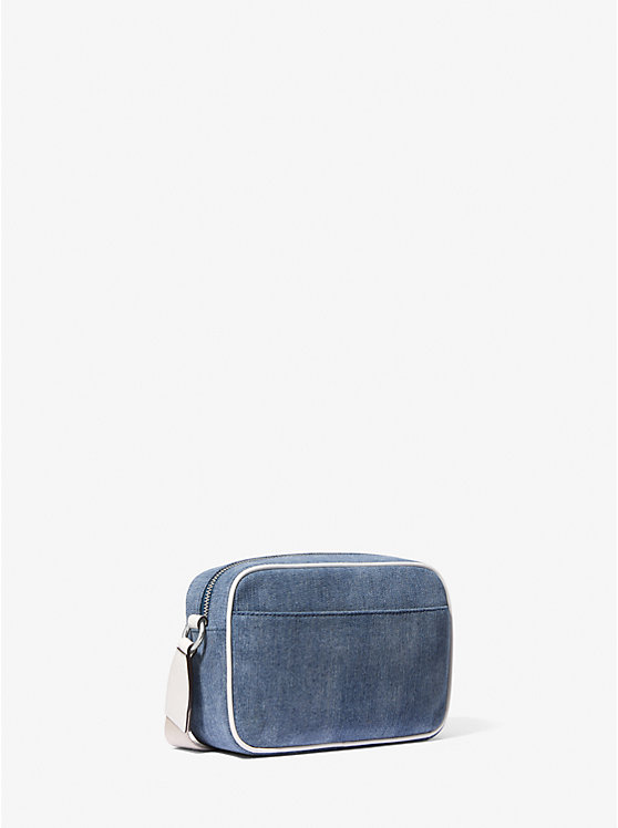 Jet Set Medium Denim Crossbody Bag with Case for Apple Airpods Pro image 3