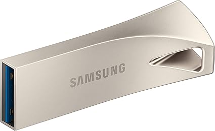SAMSUNG BAR Plus 256GB - 400MB/s USB 3.1 Flash Drive Champagne Silver (MUF-256BE3/AM) image 1
