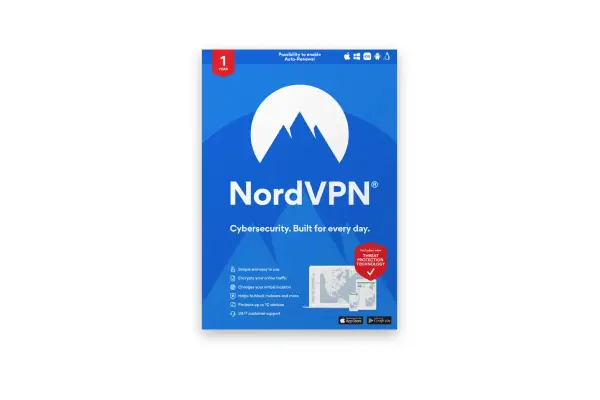 NordVPN - VPN Software (1-Year Subscription) - Android, Mac OS, Windows, Apple iOS image