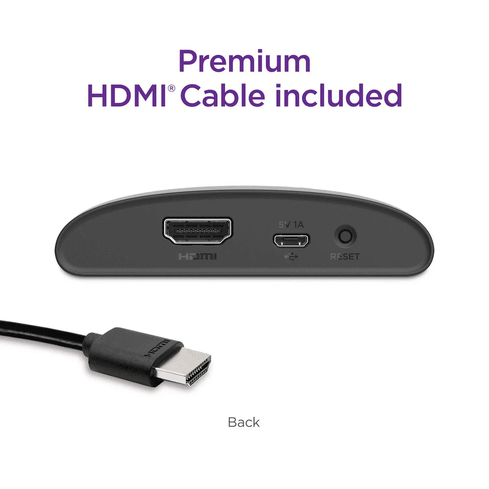 Roku Express 4K+ | Streaming Player HD/4K/HDR with Roku Voice Remote with TV Controls image 3