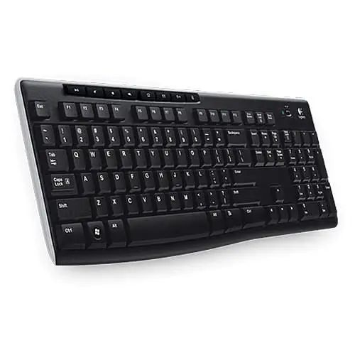 Logitech K270 Wireless Keyboard, USB Unifying Receiver, Black image 2