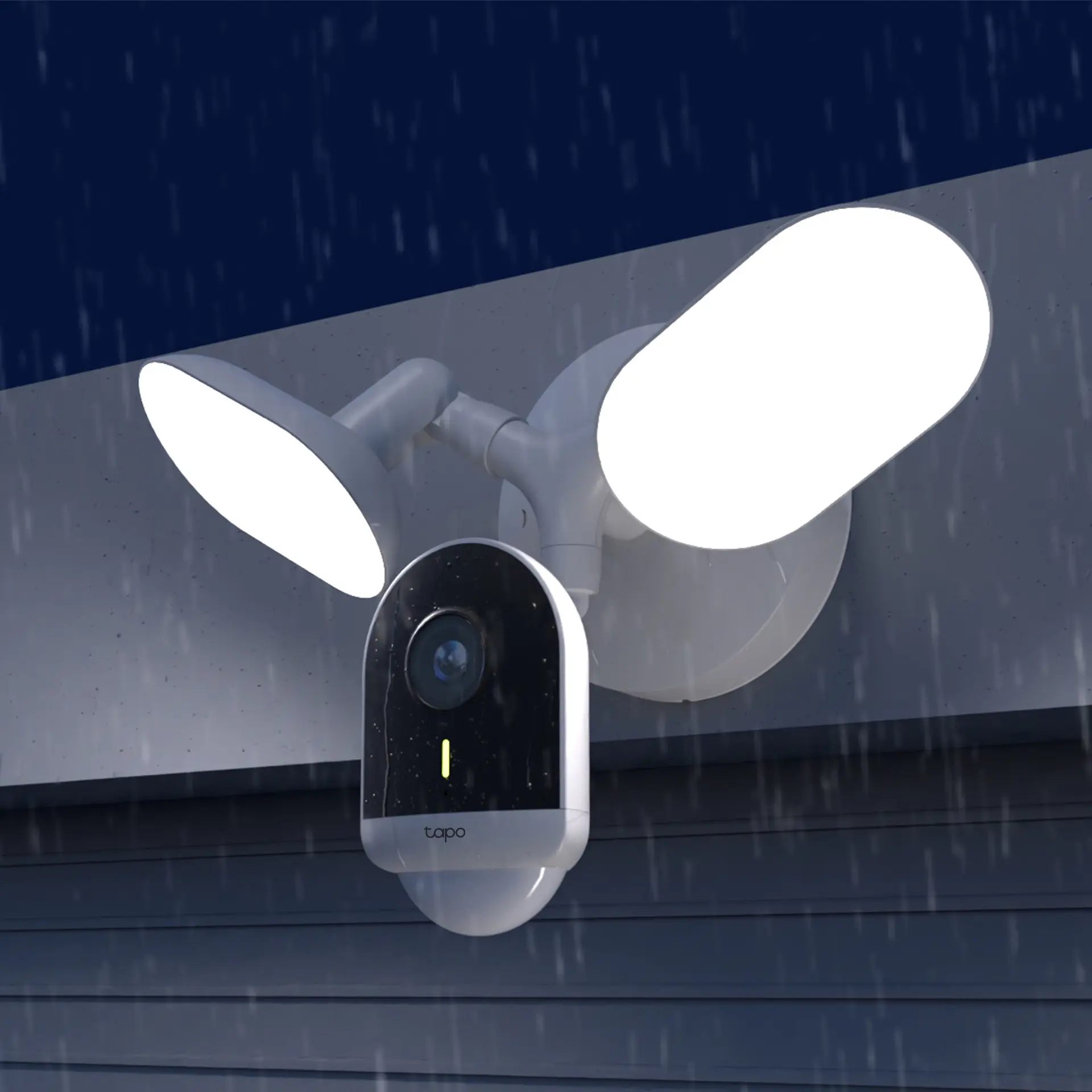 TP-LINK Tapo TC55 Smart Floodlight Security Camera - White Outdoor; 2k Resolution; WiFi Connectivity; AC Hard Wired Powered image 5
