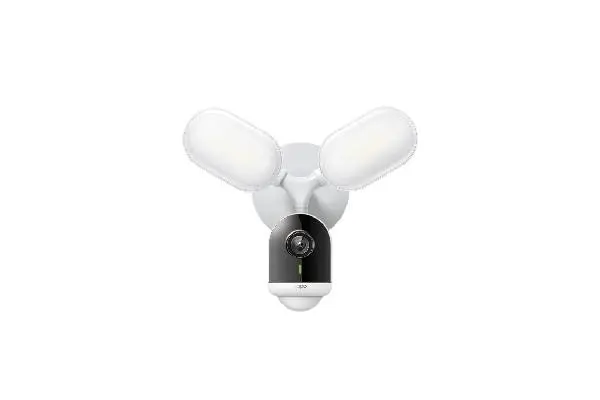 TP-LINK Tapo TC55 Smart Floodlight Security Camera - White Outdoor; 2k Resolution; WiFi Connectivity; AC Hard Wired Powered image