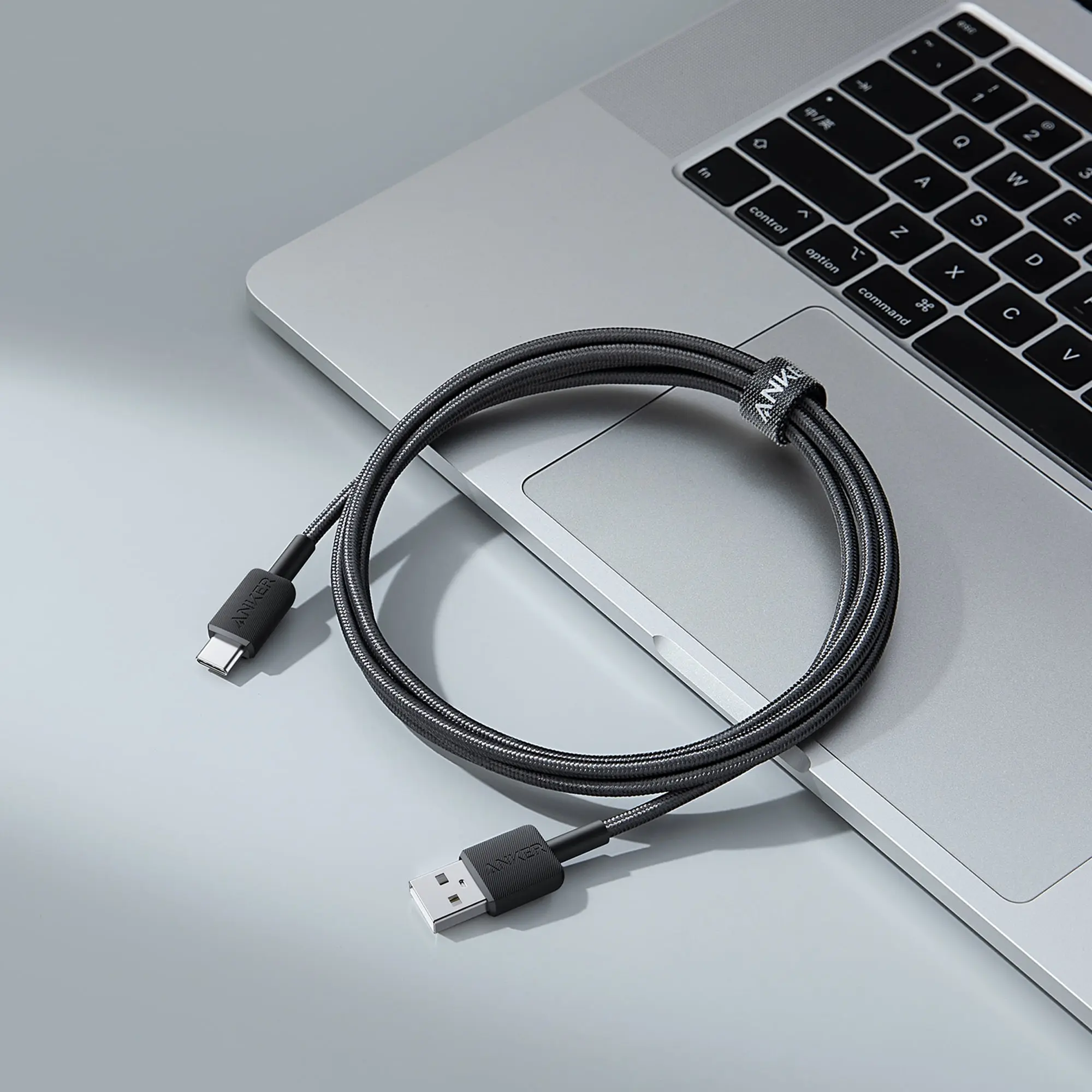 Anker 322 USB-A to USB-C Cable - 6ft, Nylon image 3