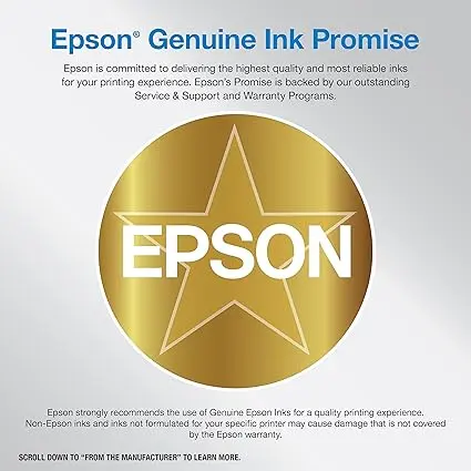 Epson EcoTank ET-4850 Wireless All-in-One Cartridge-Free Supertank Printer with Scanner, Copier, Fax, ADF and Ethernet – The Perfect Printer Office - White, Medium image 5