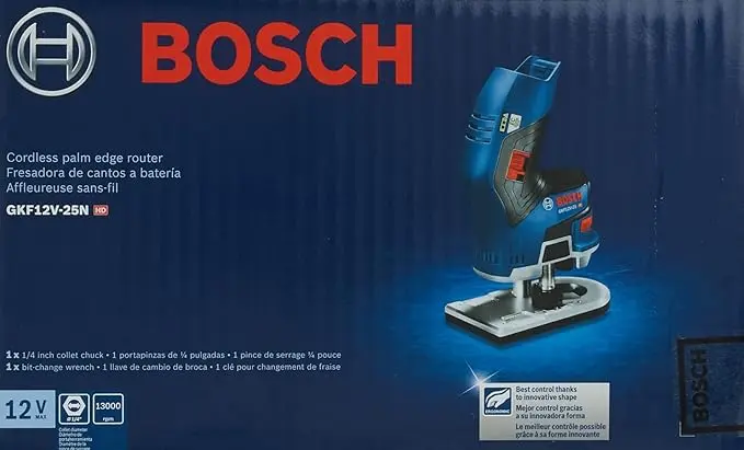 Bosch 12V Max EC Brushless Palm Edge Router (Bare Tool) GKF12V-25N image 3