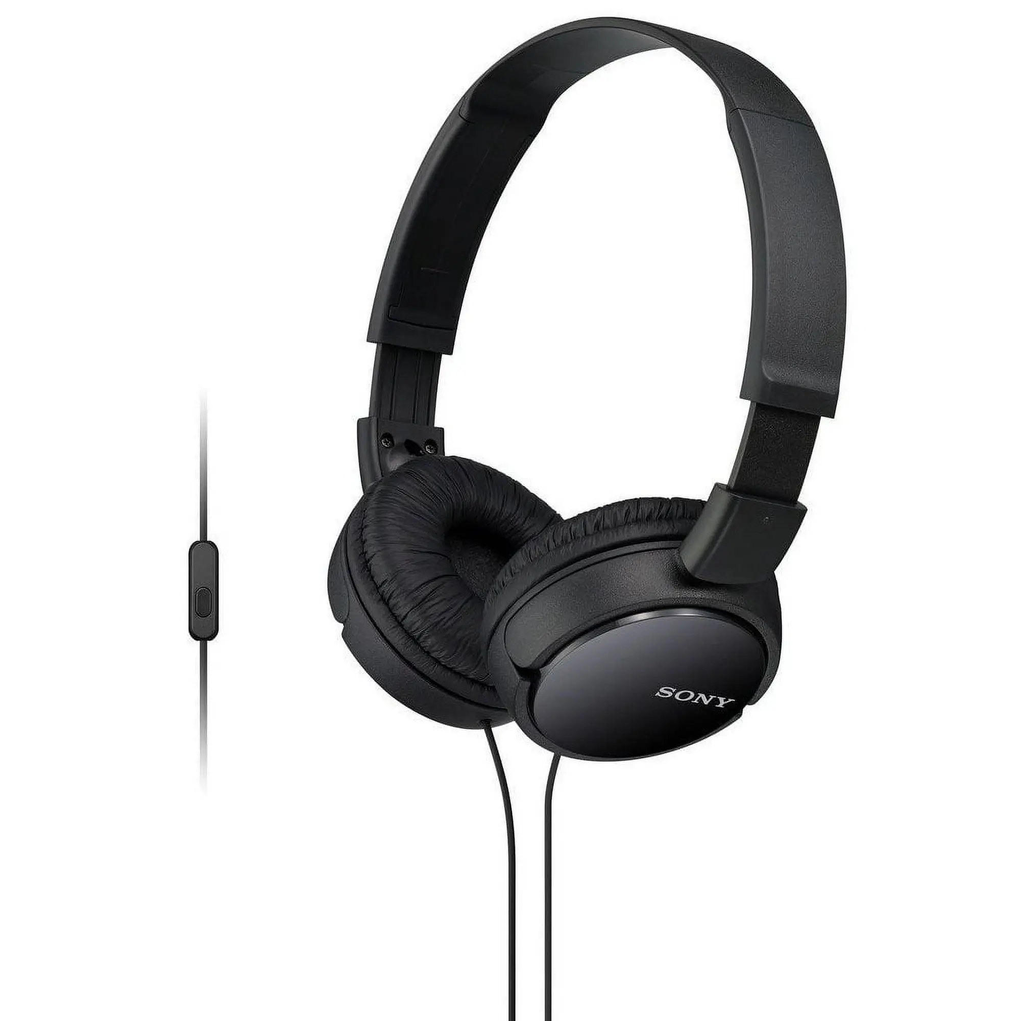 Sony MDR-ZX110 Wired On-Ear Headphones, Black image 4