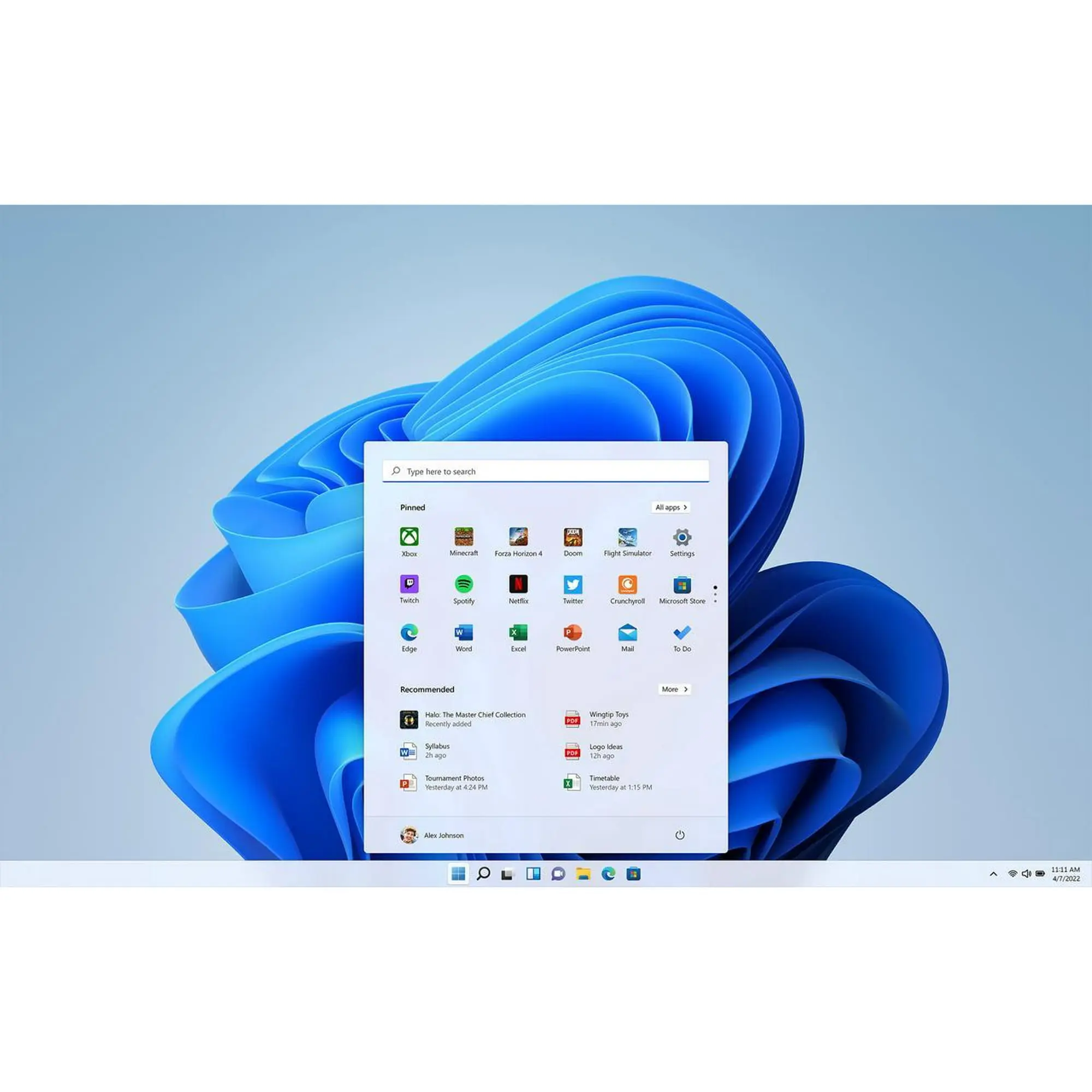 Microsoft: Windows 11 Home (PC USB) 1 User Sleek and Modern Interface image 2