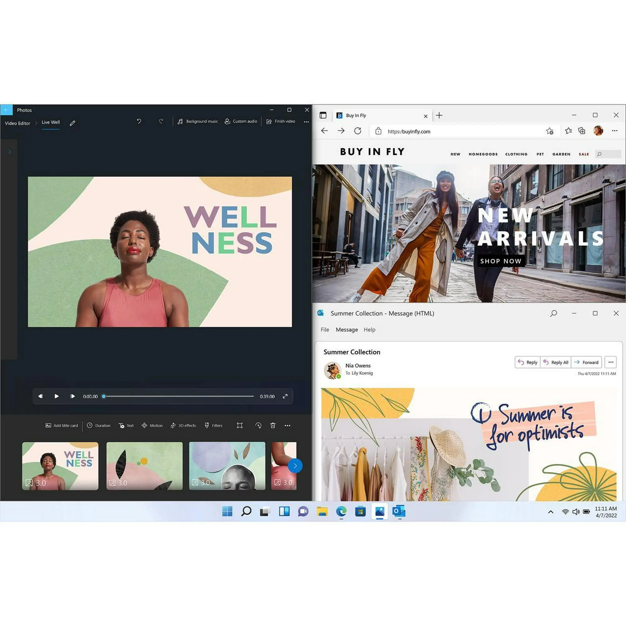 Microsoft: Windows 11 Home (PC USB) 1 User Sleek and Modern Interface image 3