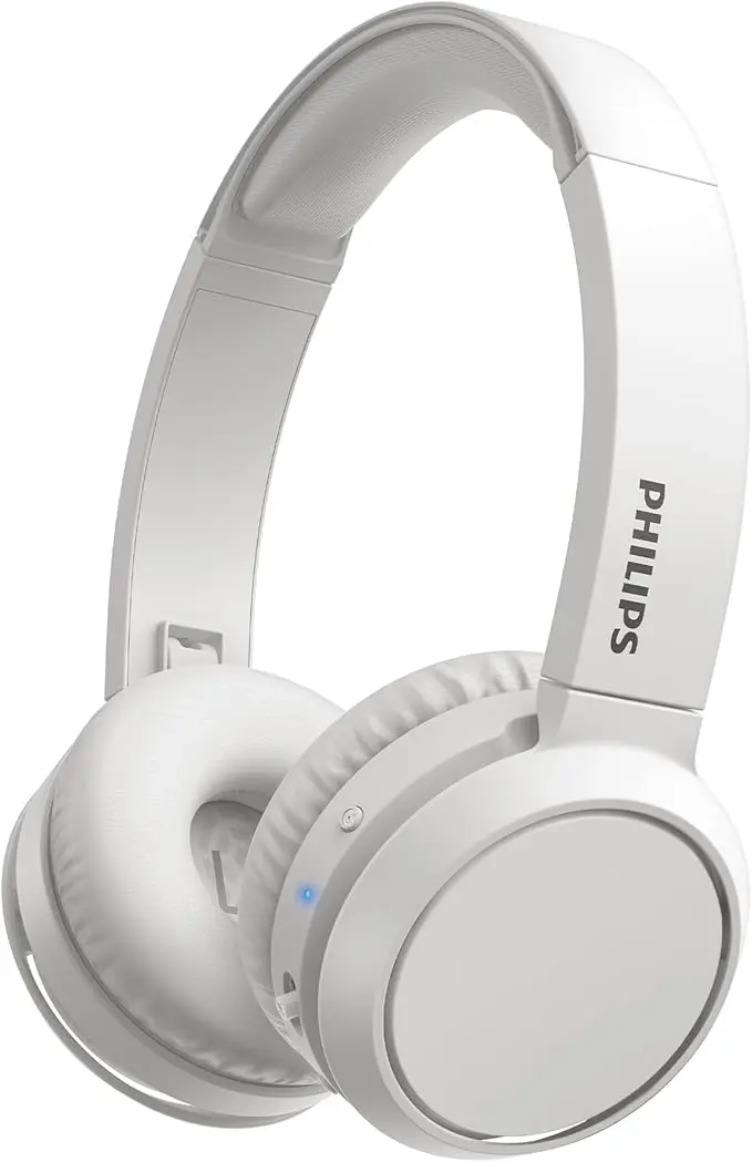 PHILIPS H4205 On-Ear Wireless Headphones with 32mm Drivers & BASS Boost on-Demand, White image 1